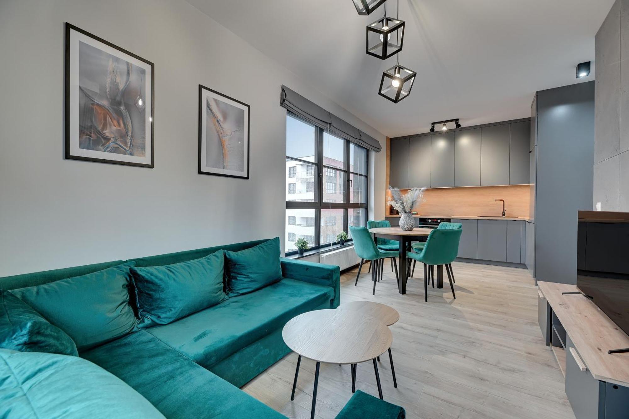 Doki Living - Foodhall & Parking By Downtown Apartments グダニスク エクステリア 写真